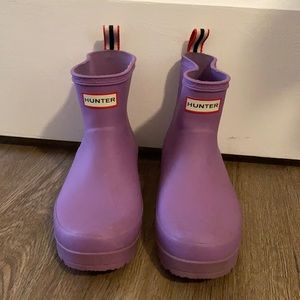 Platform hunter boots